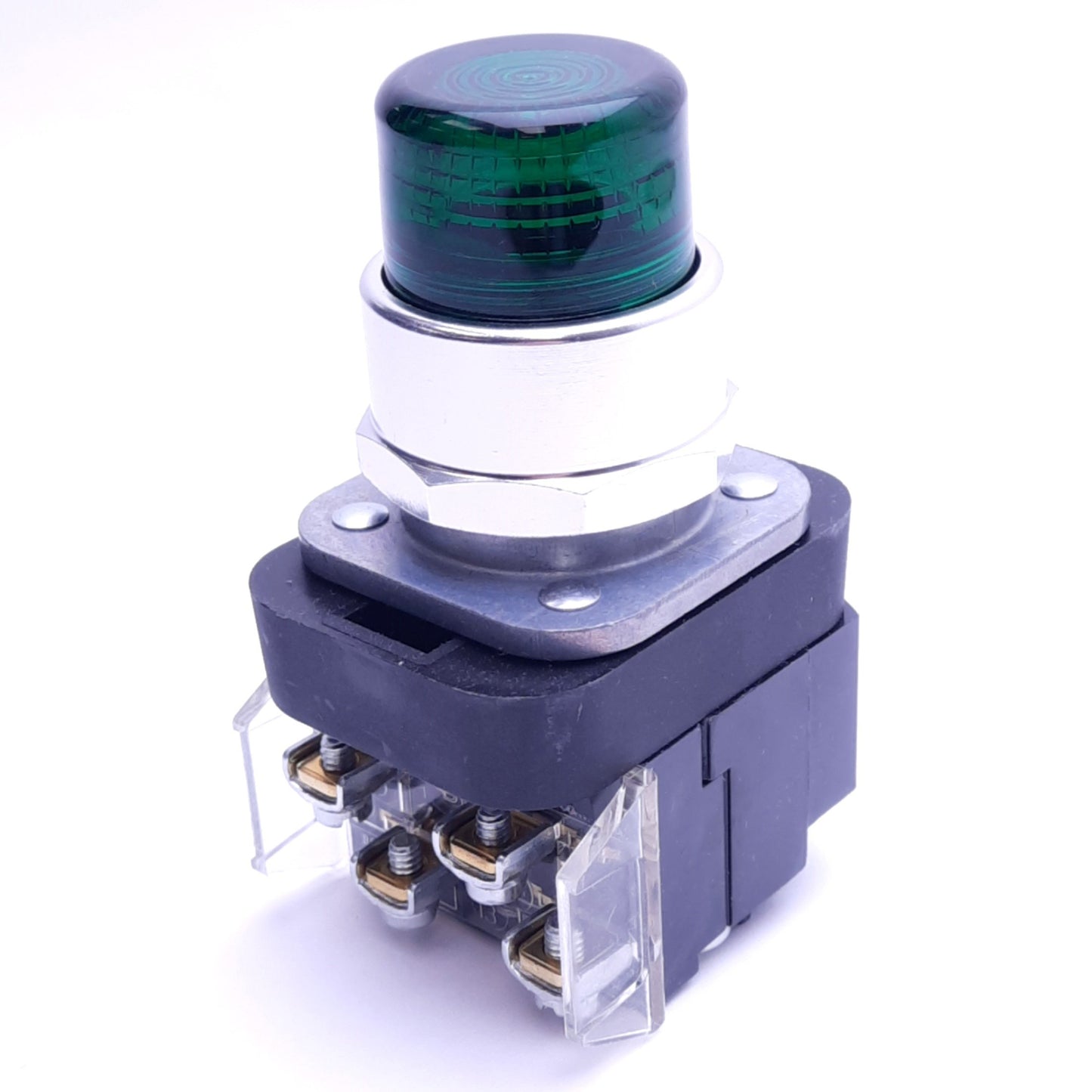 New Allen Bradley 800T-PBH16G Illuminated Pushbutton Switch, ø30mm, 1NC 1NO, 120VAC