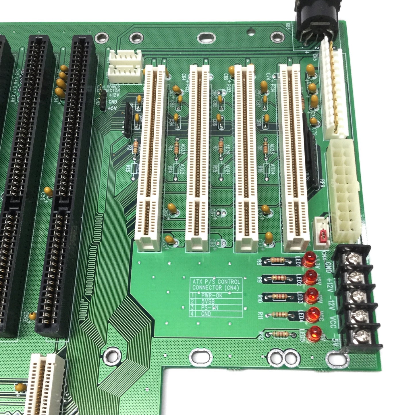 Used Portwell PBP-14P4 Industrial PICMG Backplane AT/ATX 2x PCI-ISA 8x ISA 4x PCI