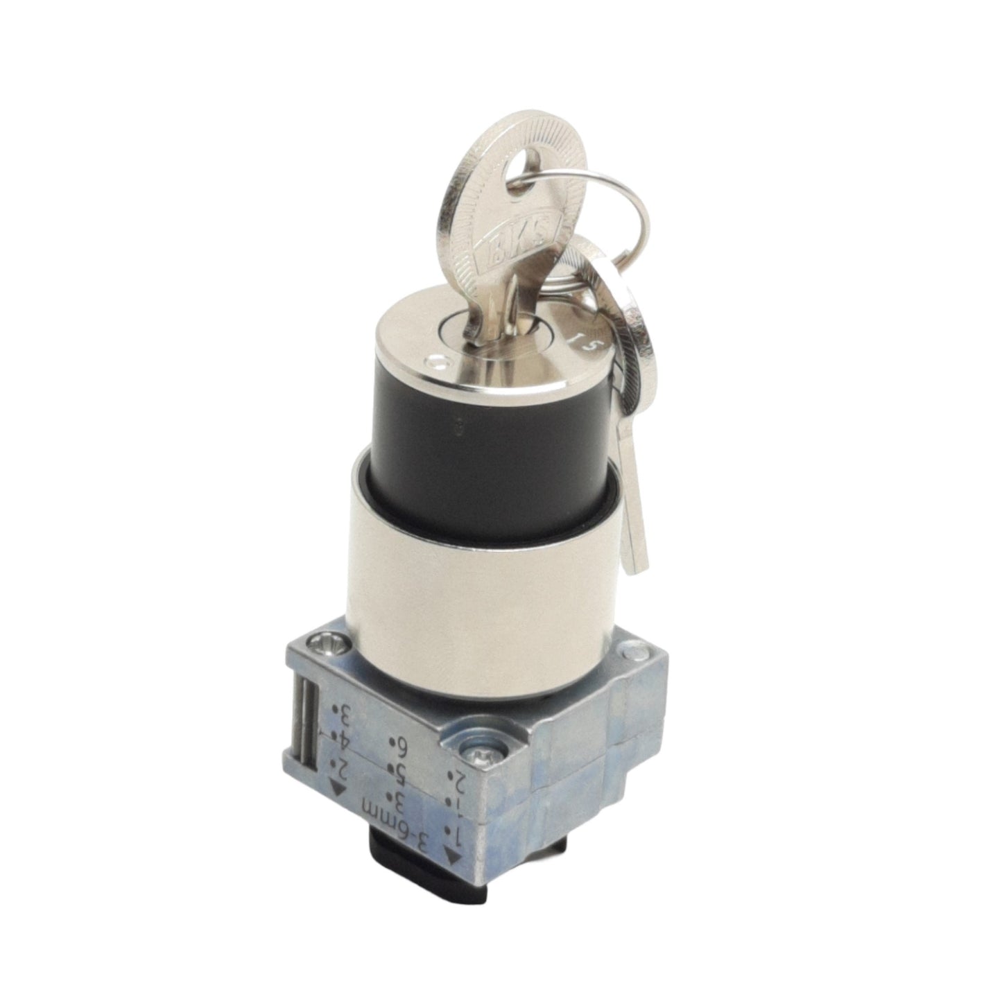 New Siemens 3SB3500-5AD11 Keyed Selector Switch Operator, 2-Position Maint., 22mm