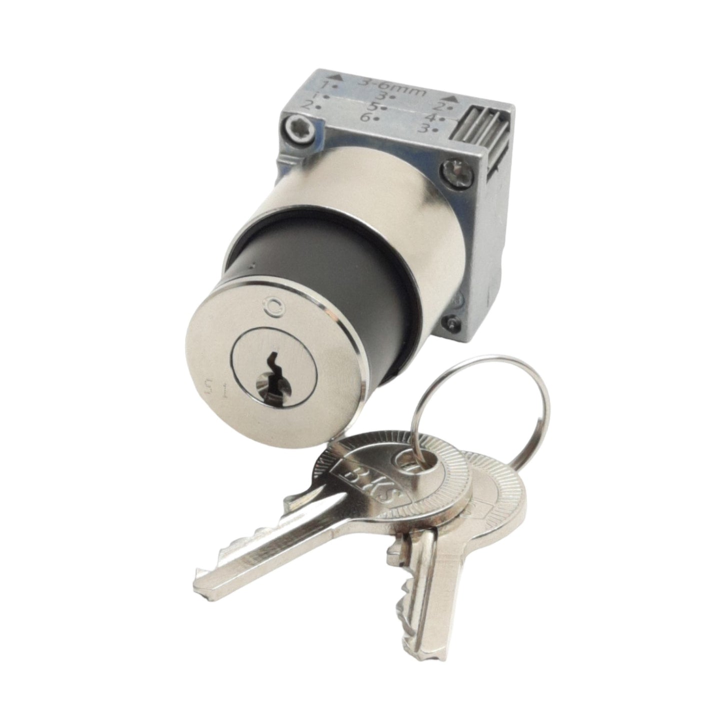 New Siemens 3SB3500-5AD11 Keyed Selector Switch Operator, 2-Position Maint., 22mm