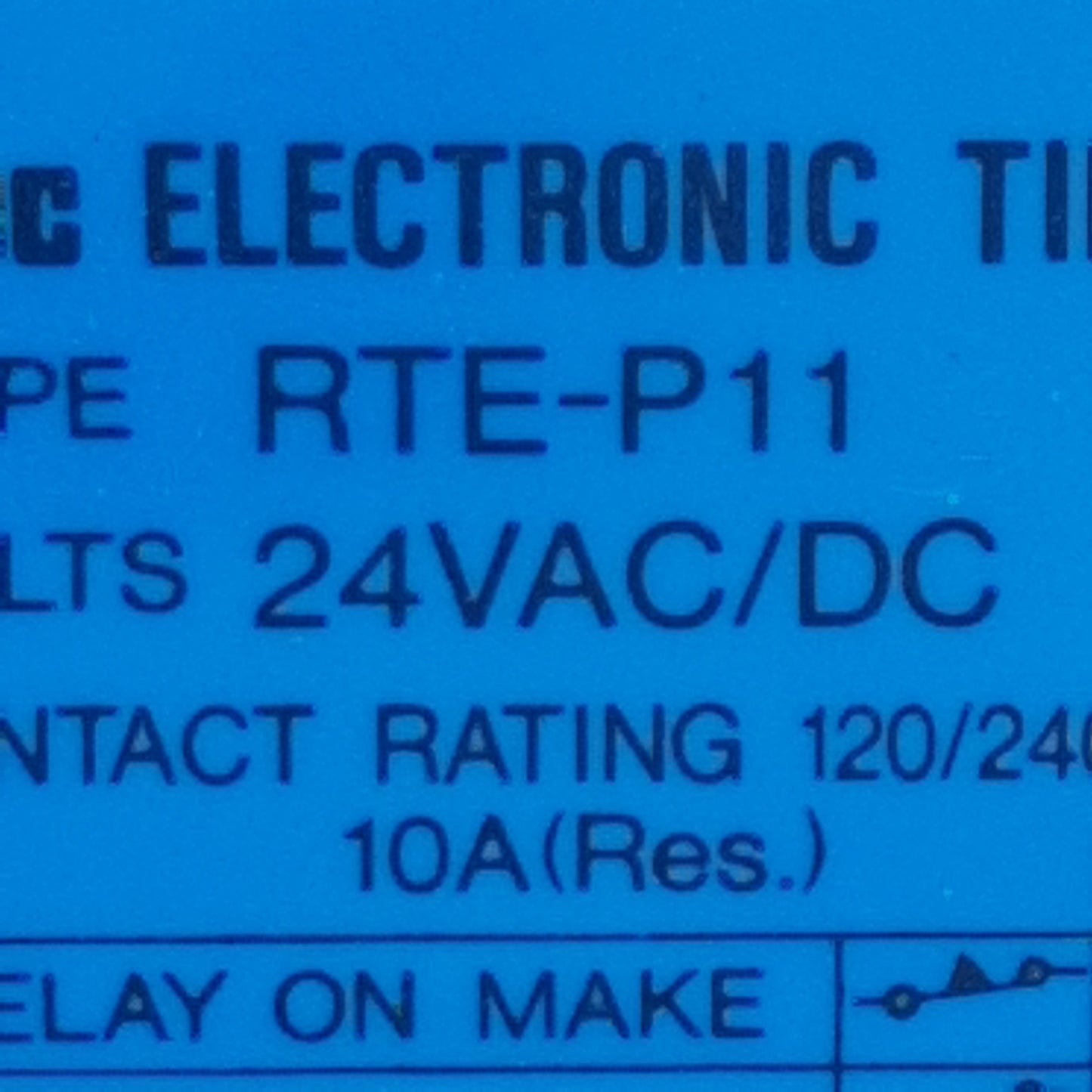 New Idec RTE-P11 Multi-Function Time Delay Relay, 0.1s-10min Range, 24VAC/VDC In