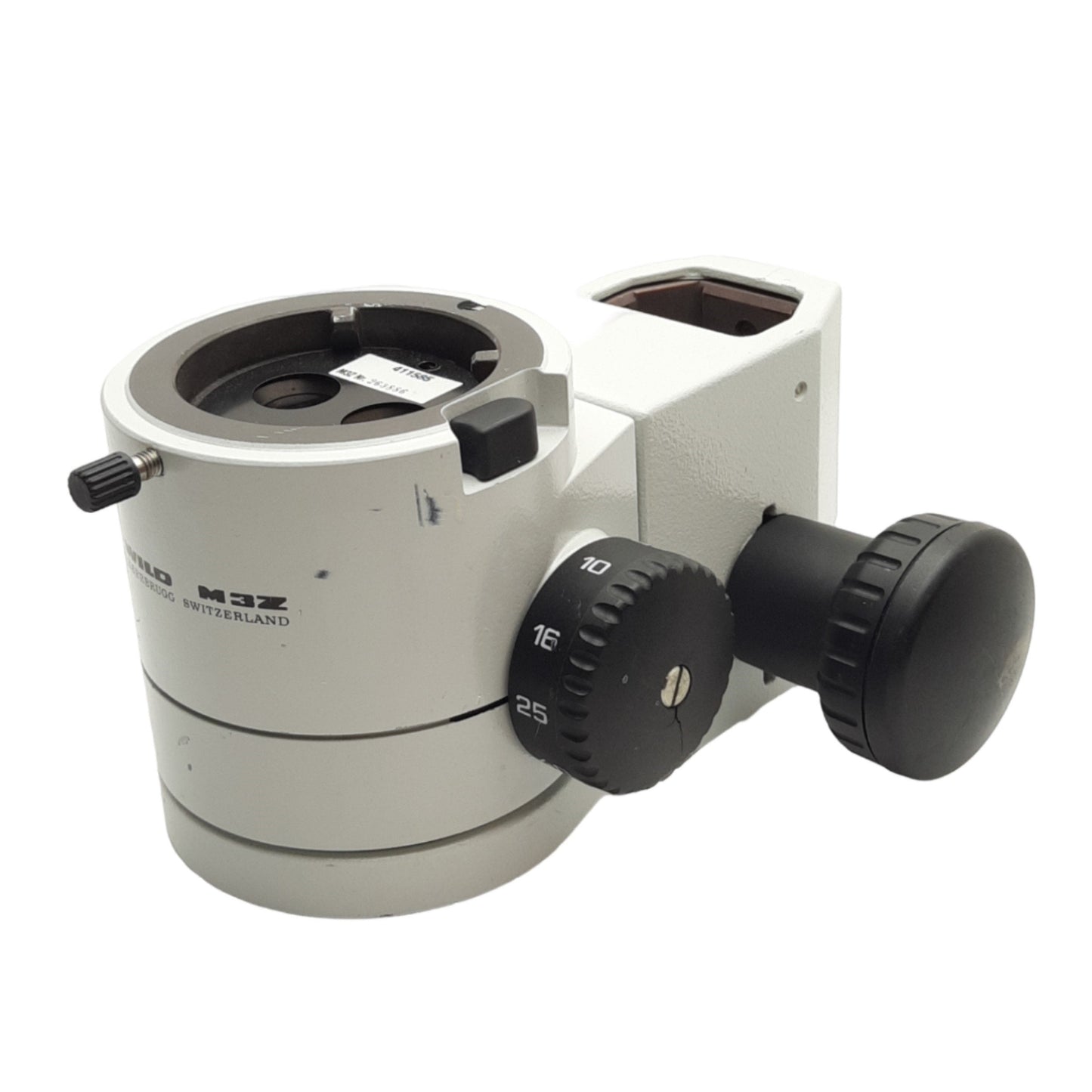 Used Heerbrugg Wild 411585 M3Z Microscope Stereo Head, 6.5x to 40x Zoom, 297mm Max WD