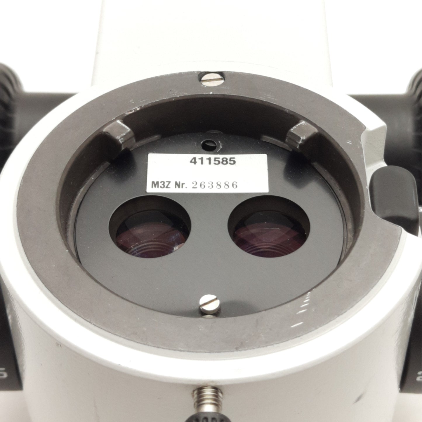 Used Heerbrugg Wild 411585 M3Z Microscope Stereo Head, 6.5x to 40x Zoom, 297mm Max WD