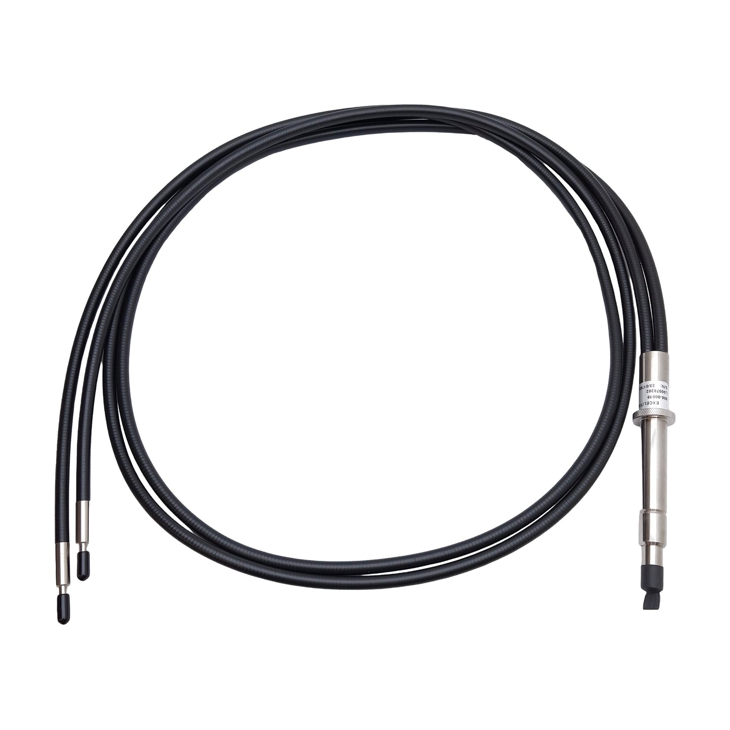 New Excelitas 806-00019 OmniCure Bifurcated UV Light Guide 2 x ø3mm x 2000mm D-Style