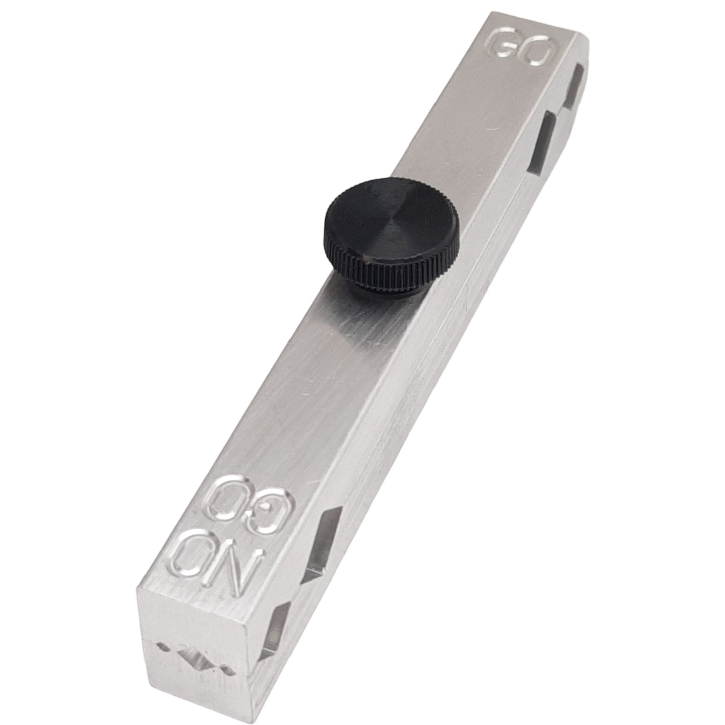 New AMPG Z2800 Accurate Aluminum Pin Gage Handle, Hold Up To 1/32in-1/2in, GO/NO GO