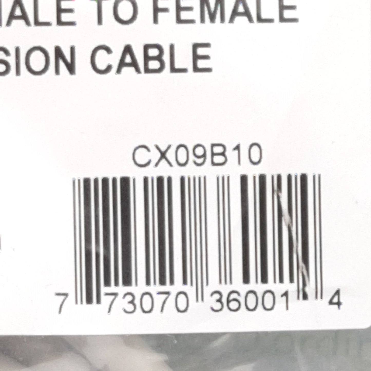 New Lot of 3 TechCraft CX09B10 Serial Cable Extension, DB9M to DB9F Connection, 3m