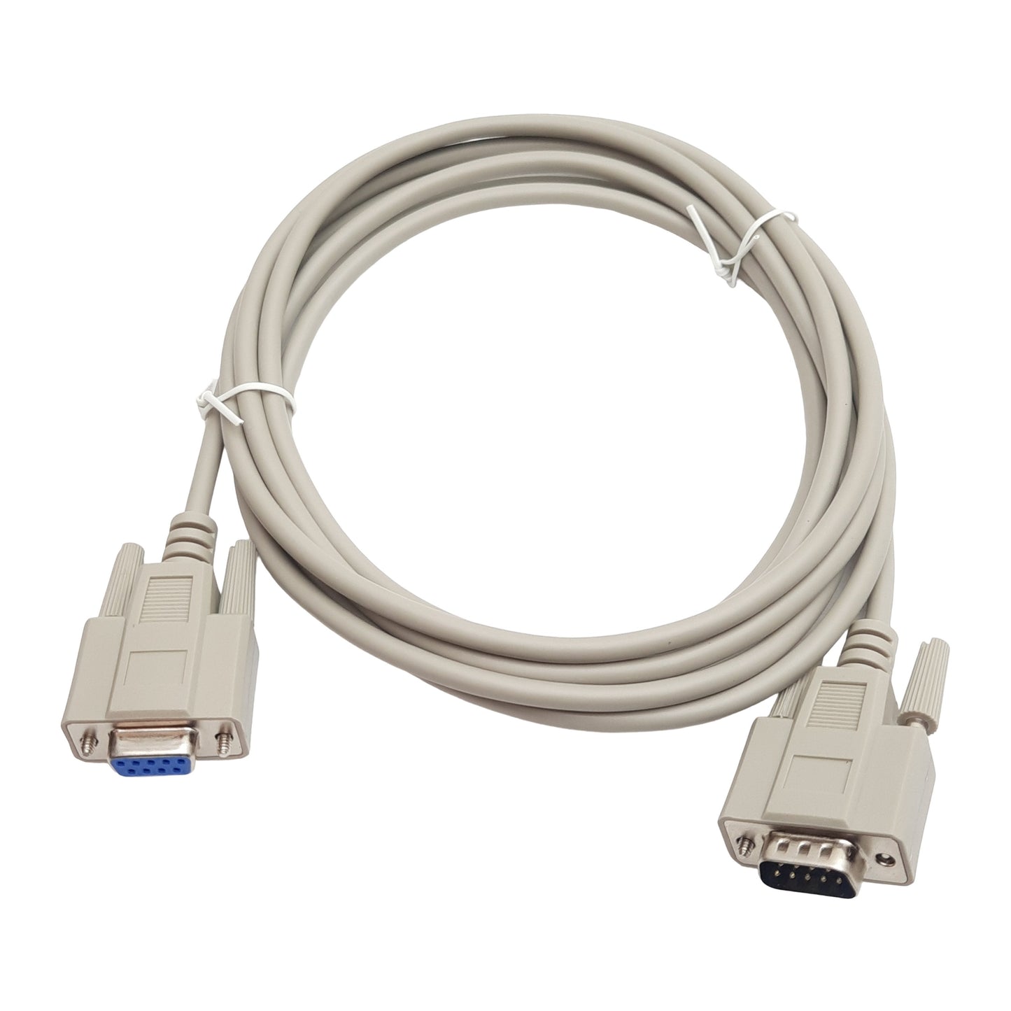 New Lot of 3 TechCraft CX09B10 Serial Cable Extension, DB9M to DB9F Connection, 3m