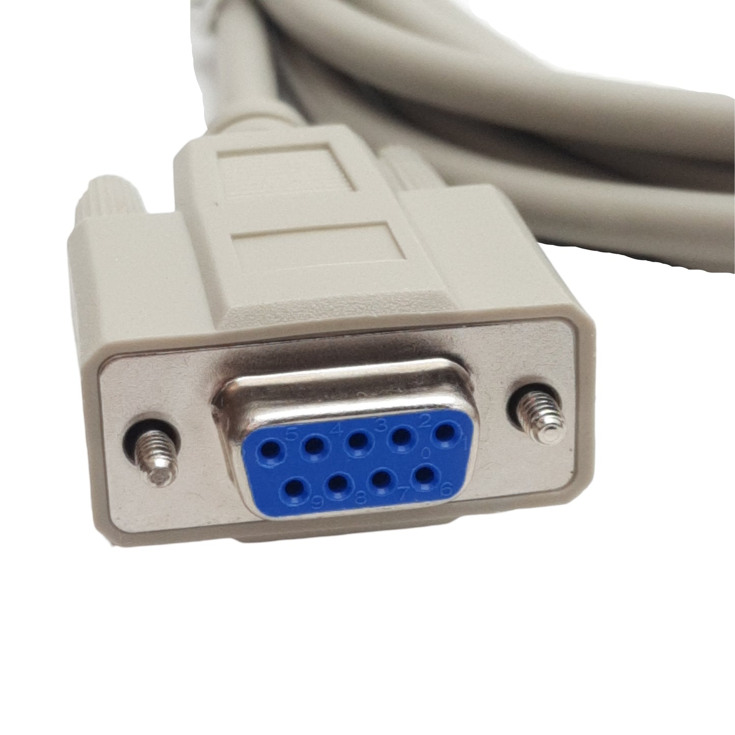 New Lot of 3 TechCraft CX09B10 Serial Cable Extension, DB9M to DB9F Connection, 3m