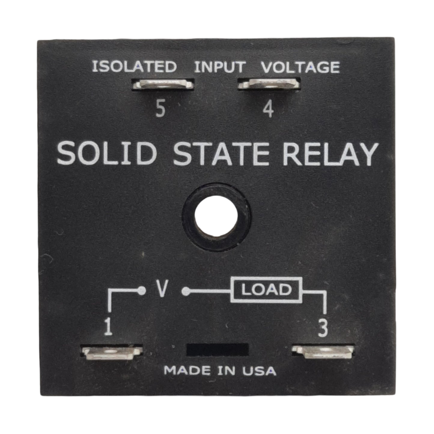 Used ABB SIR2A20A4 Solid State Relay, 9-30VAC/VDC In, 1N.O. 20A 120VAC Out, 4-Pin