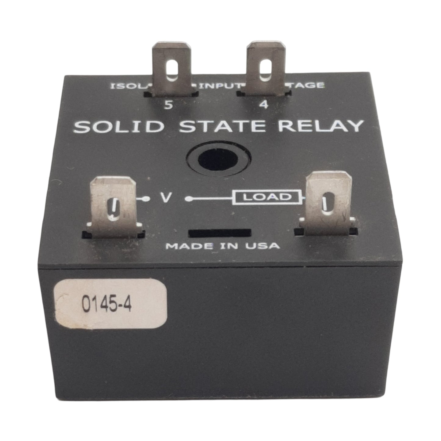 Used ABB SIR2A20A4 Solid State Relay, 9-30VAC/VDC In, 1N.O. 20A 120VAC Out, 4-Pin