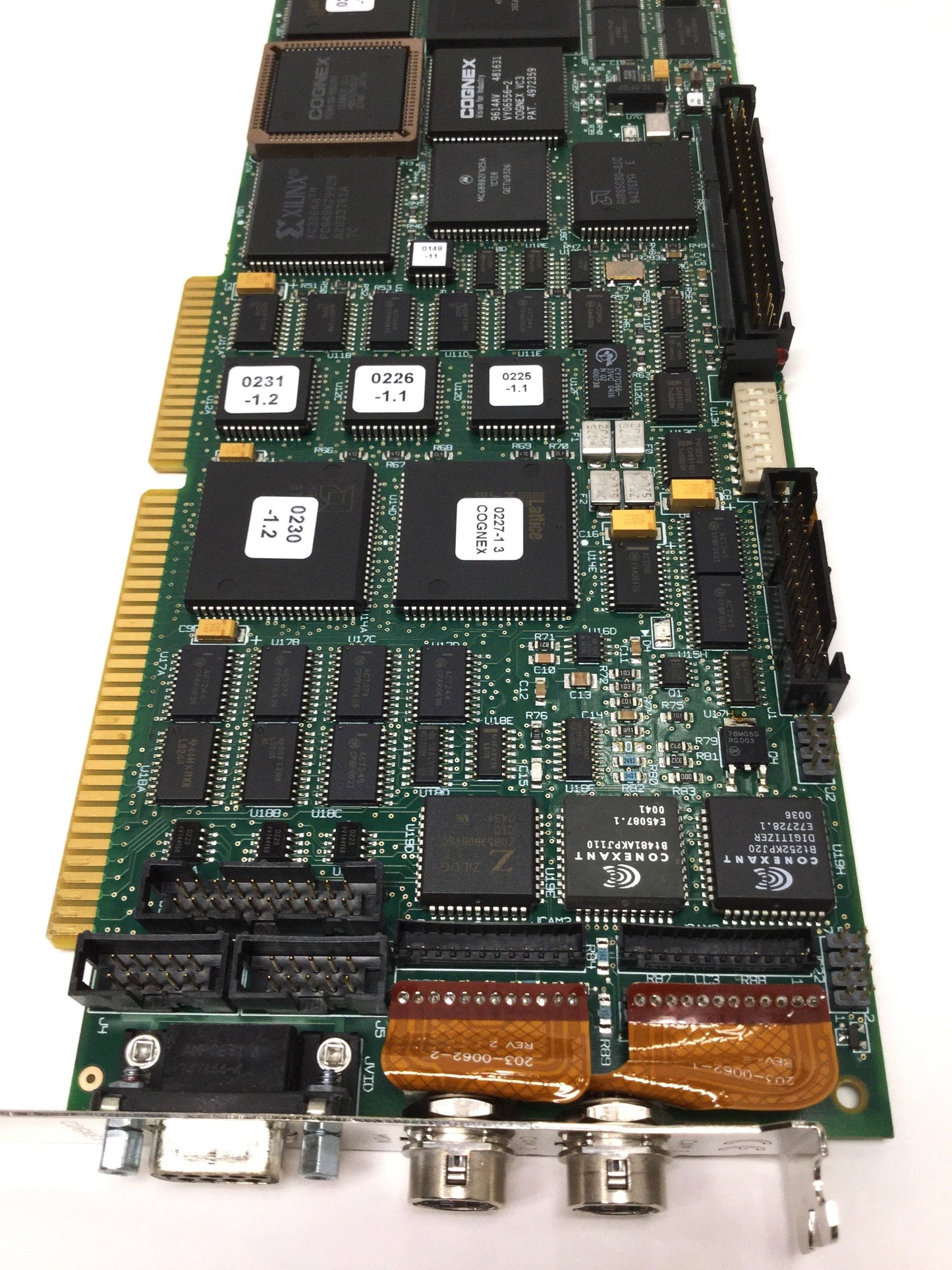 Used Cognex VPM-54416-32 Frame Grabber Card ISA 2x 12-Pin Hirose Cameras DB9 Monitor