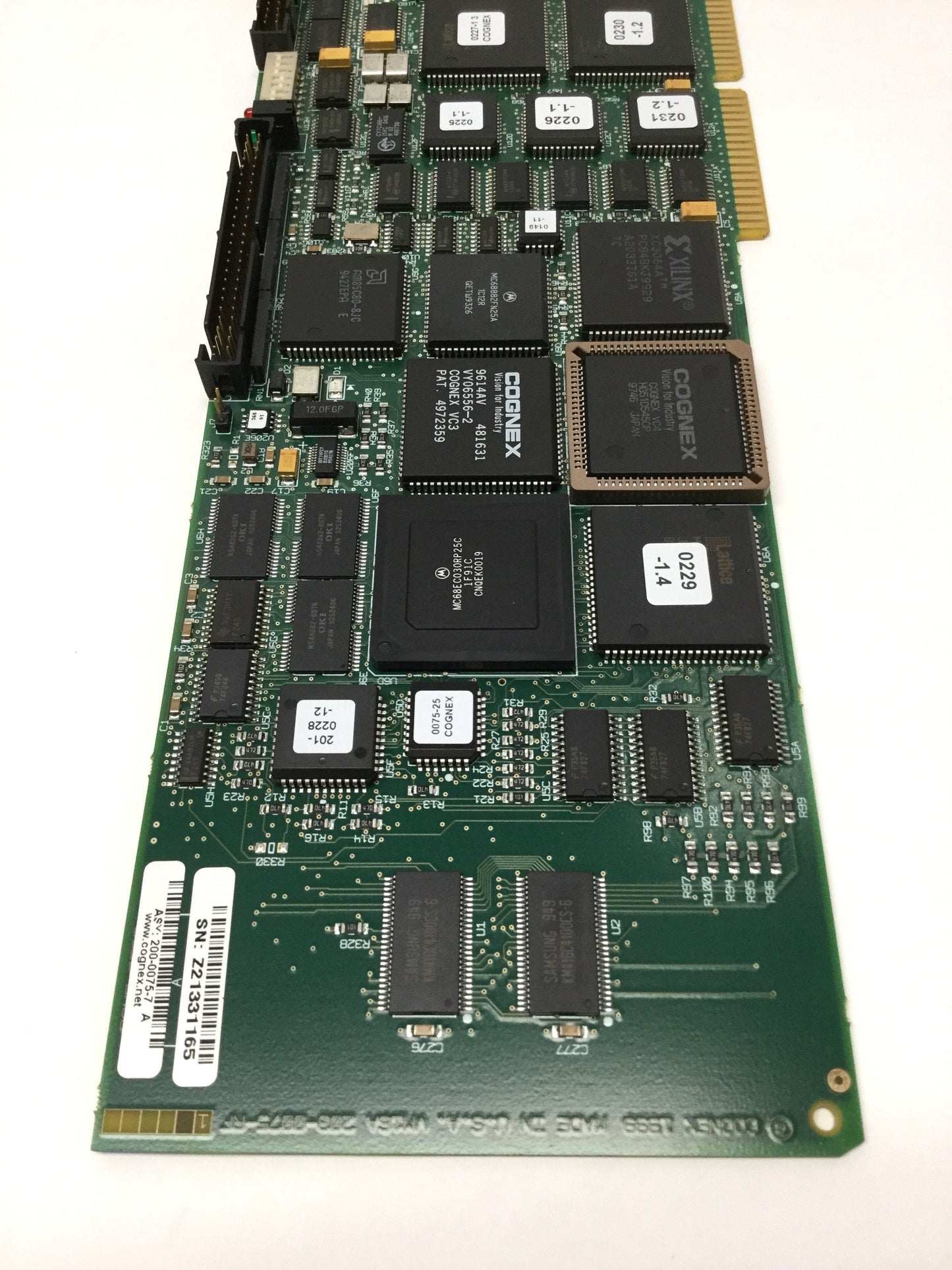 Used Cognex VPM-54416-32 Frame Grabber Card ISA 2x 12-Pin Hirose Cameras DB9 Monitor