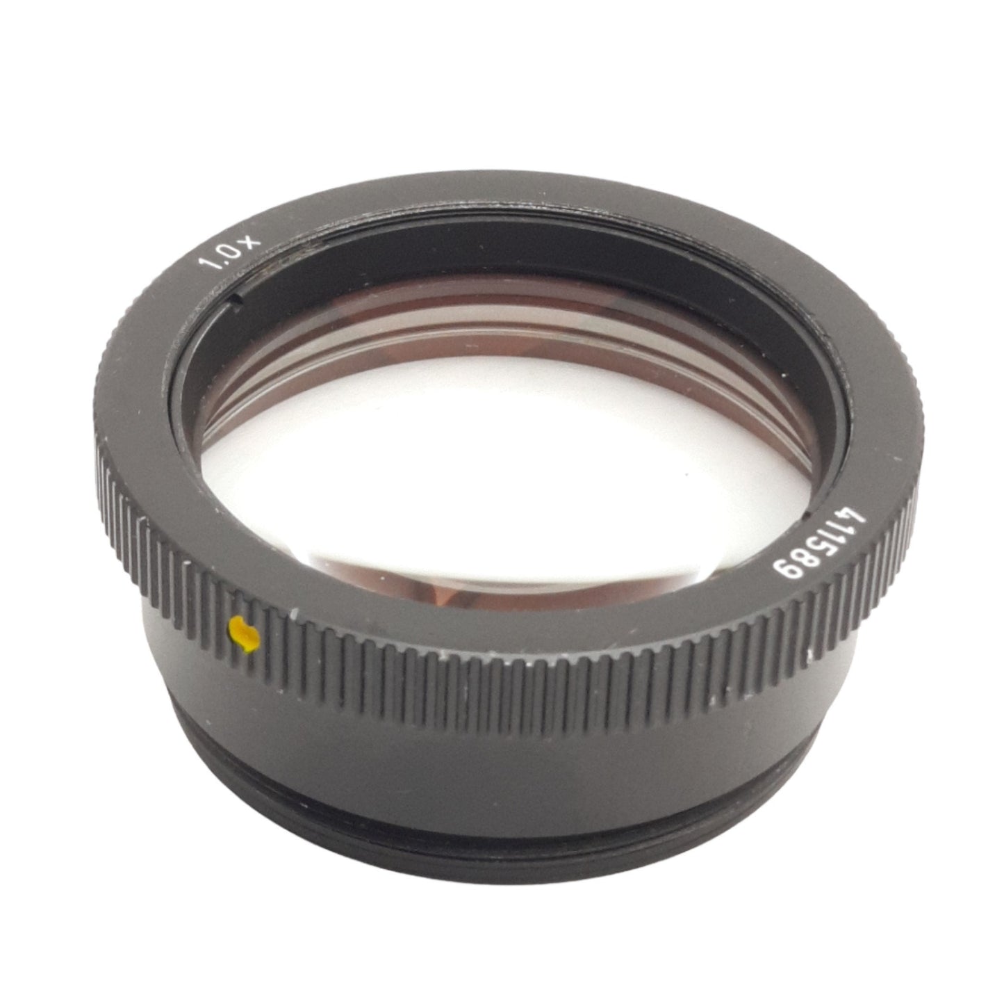 Used Heerbrugg Wild 411589 Objective Lens For M Series Microscopes, 1x Magnification