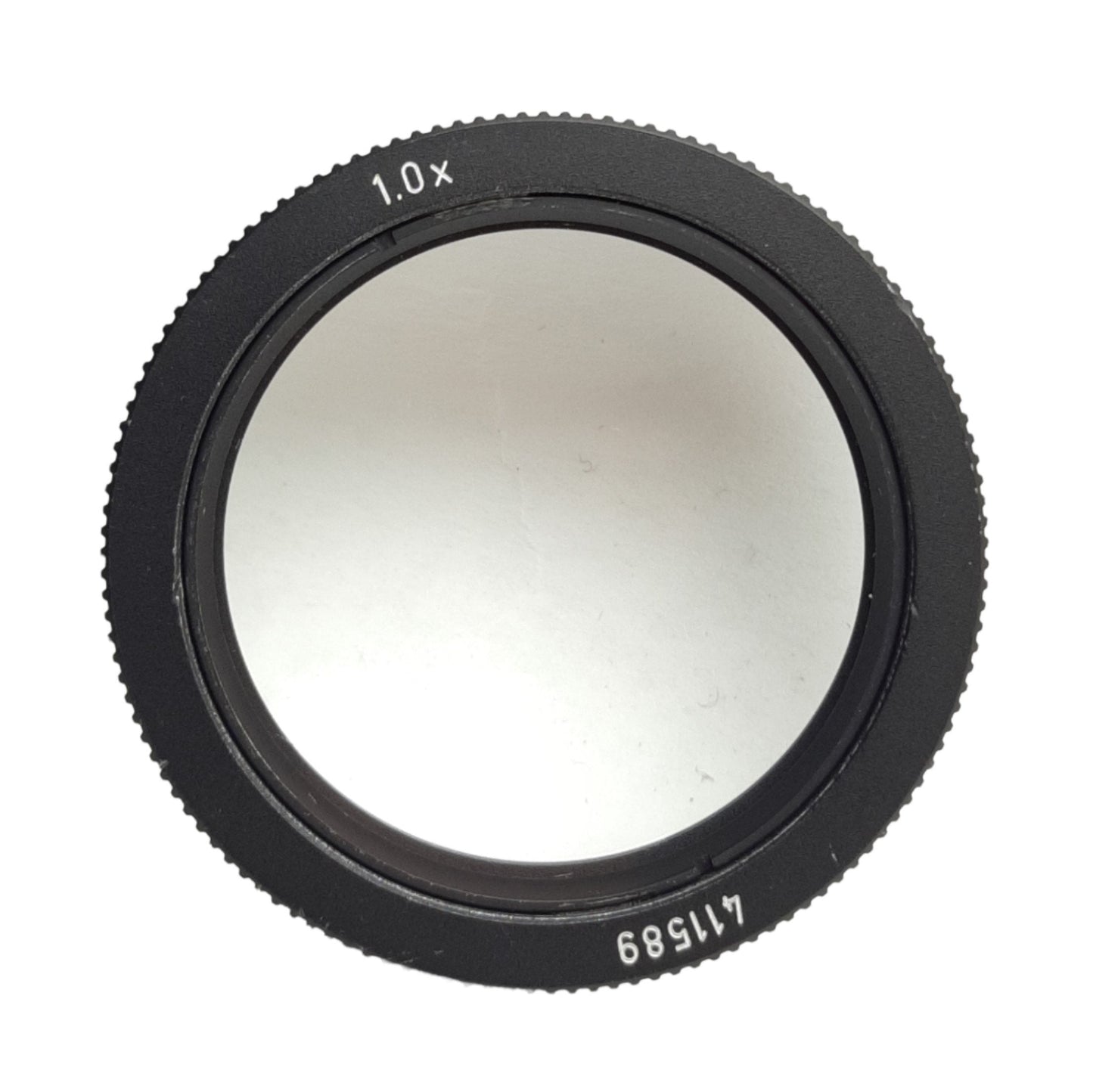 Used Heerbrugg Wild 411589 Objective Lens For M Series Microscopes, 1x Magnification