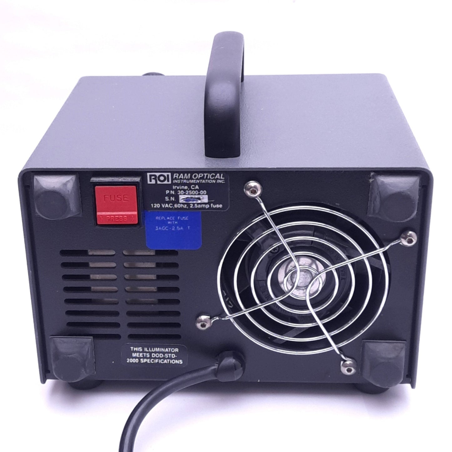 Used Ram Optical 30-2500-00 150 Illuminator Fiber Optic Light Source, EKE 150W 120VAC