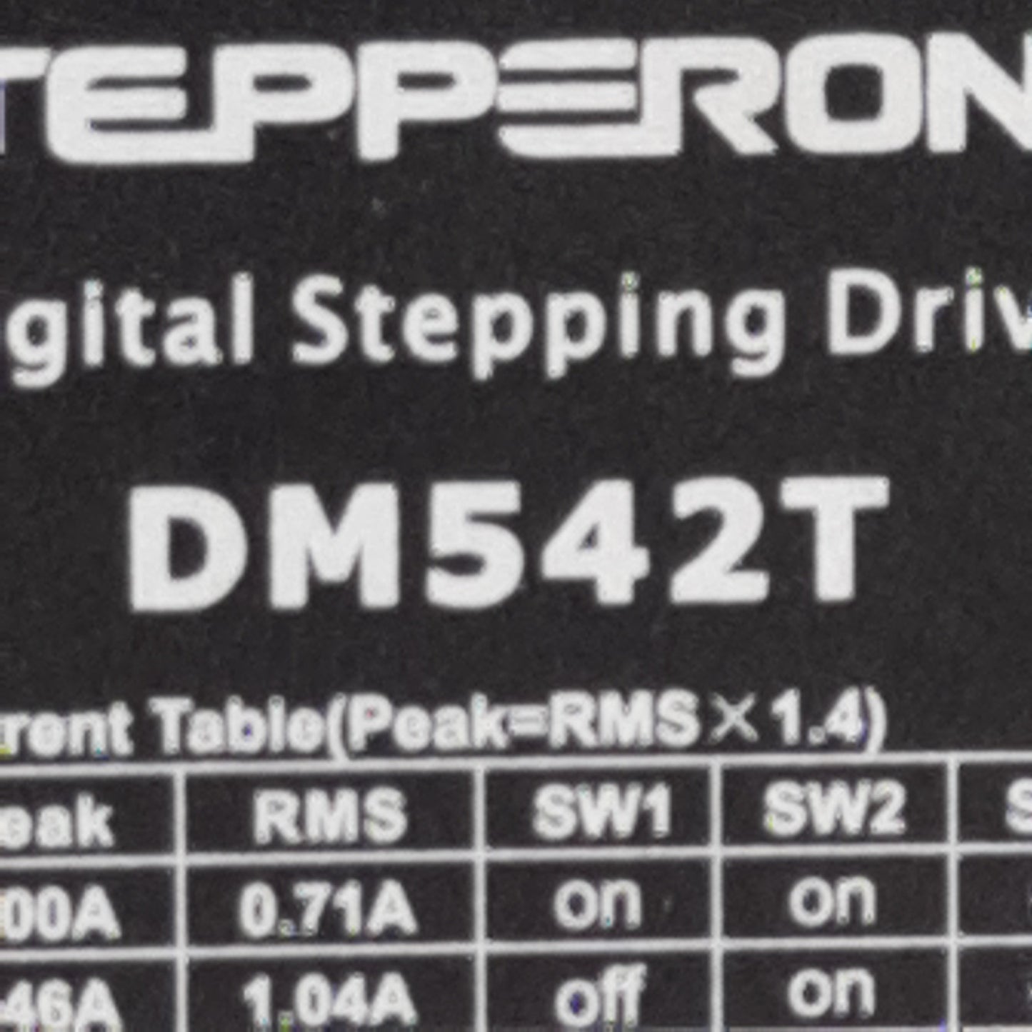 Used StepperOnline DM542T Digital Stepping Driver, 4.2A, 0-200KHz, 20-50VDC In
