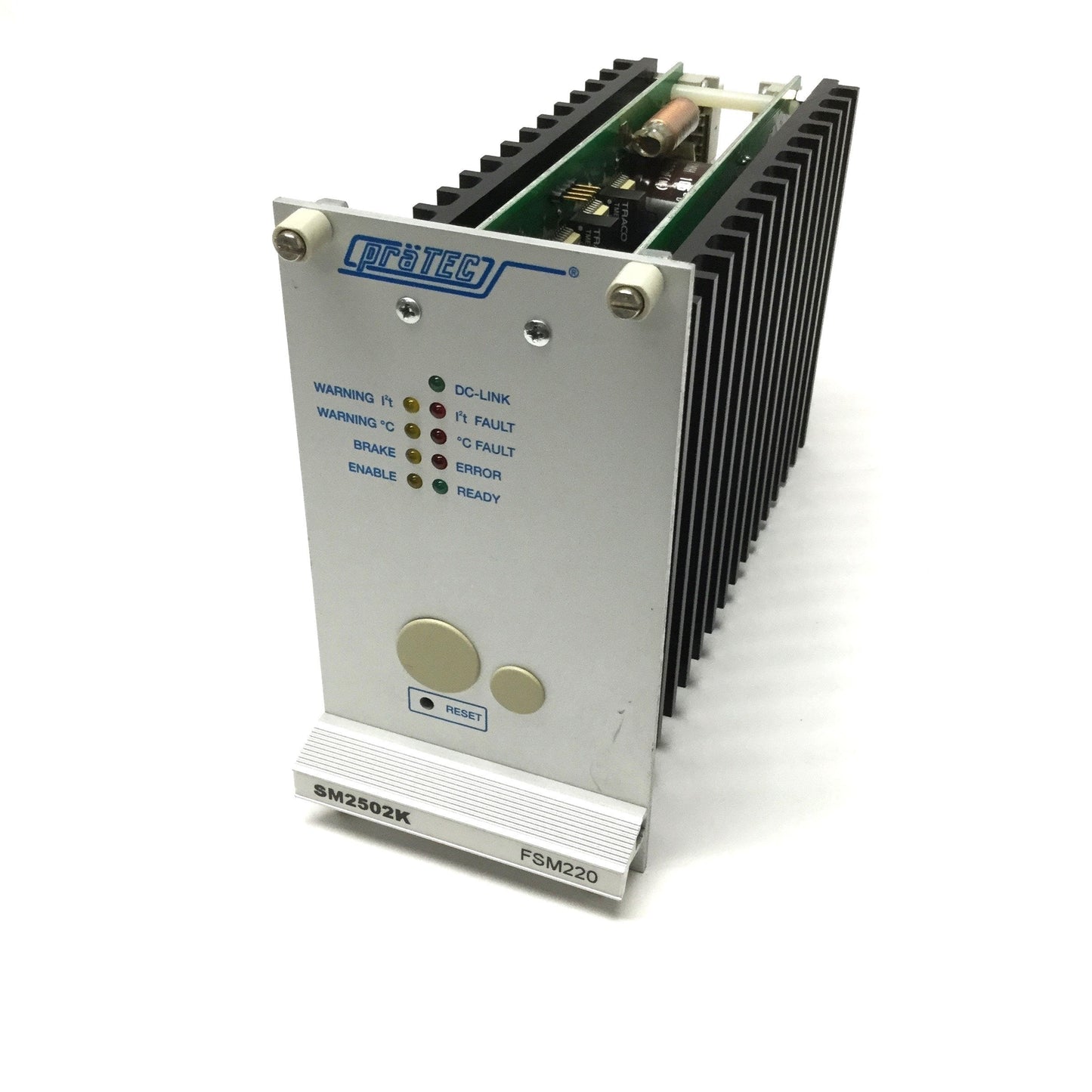 Used praTEC SM2502K-FSM220 Single-Axis Drive Motor Control Power Amplifier, 32-Pin