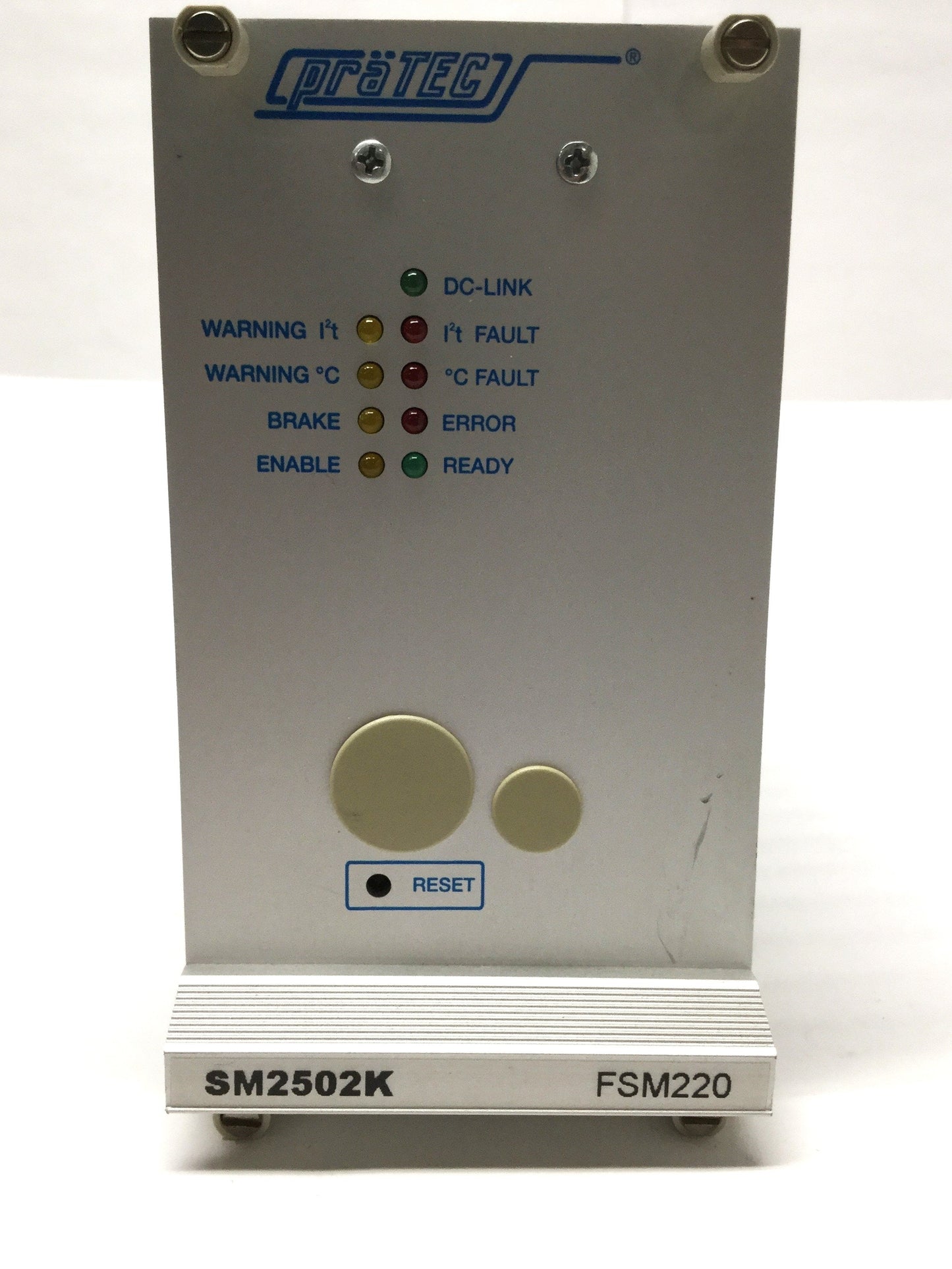 Used praTEC SM2502K-FSM220 Single-Axis Drive Motor Control Power Amplifier, 32-Pin