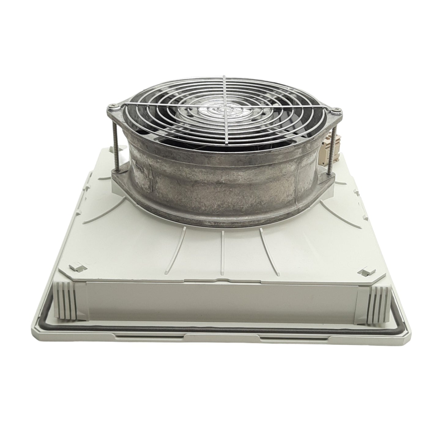 New – Open box Pfannenberg PF 43000 Filter Fan Assembly, 230VAC, 252 x 252 x 113mm, G4 Filter