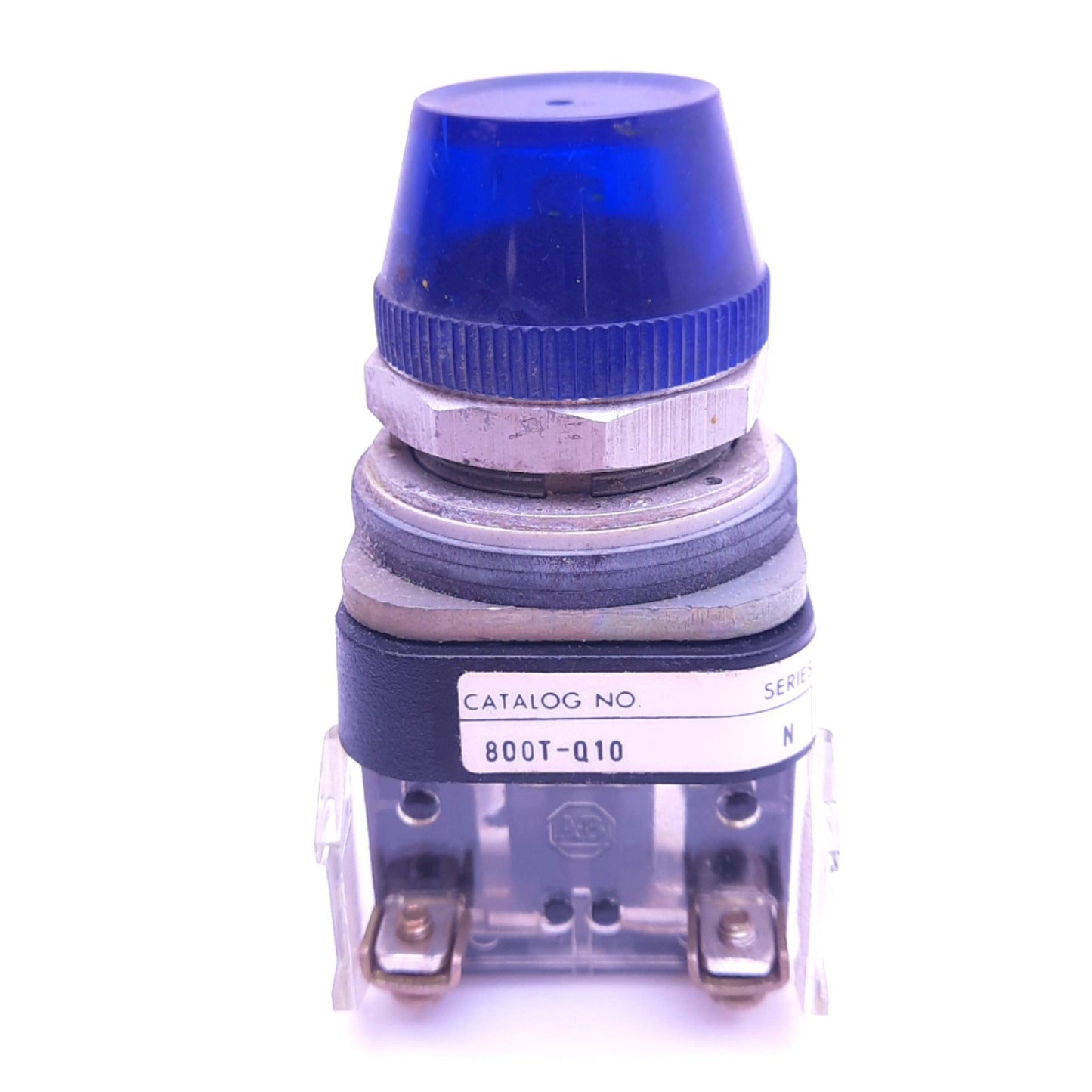 Used Allen Bradley 800T-Q10 Blue Indicator Pilot Light, ø30mm, 120V AC/DC Lamp