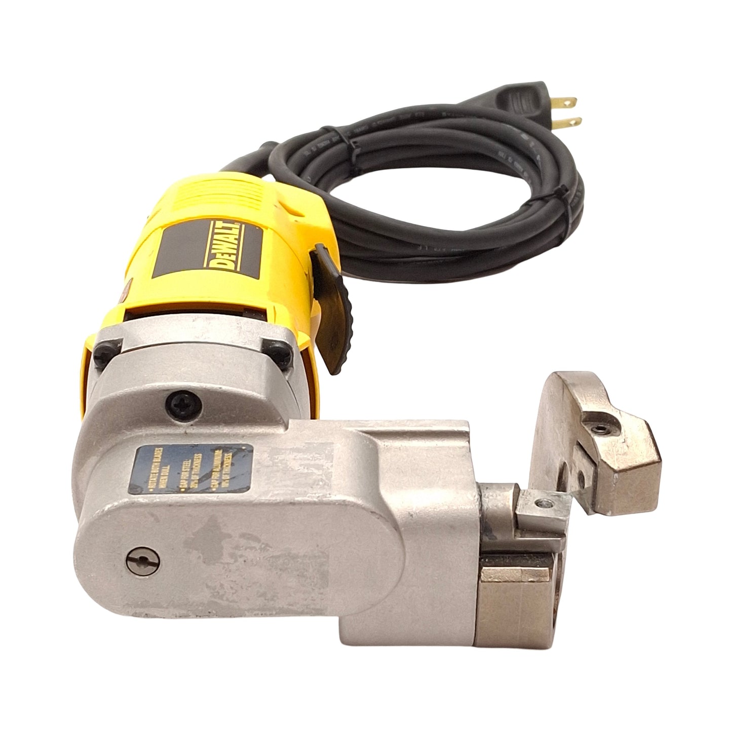 Used Dewalt DW893 Heavy Duty 12-Gauge Electric Shear, 1950 SPM, 120VAC/DC 6.5A