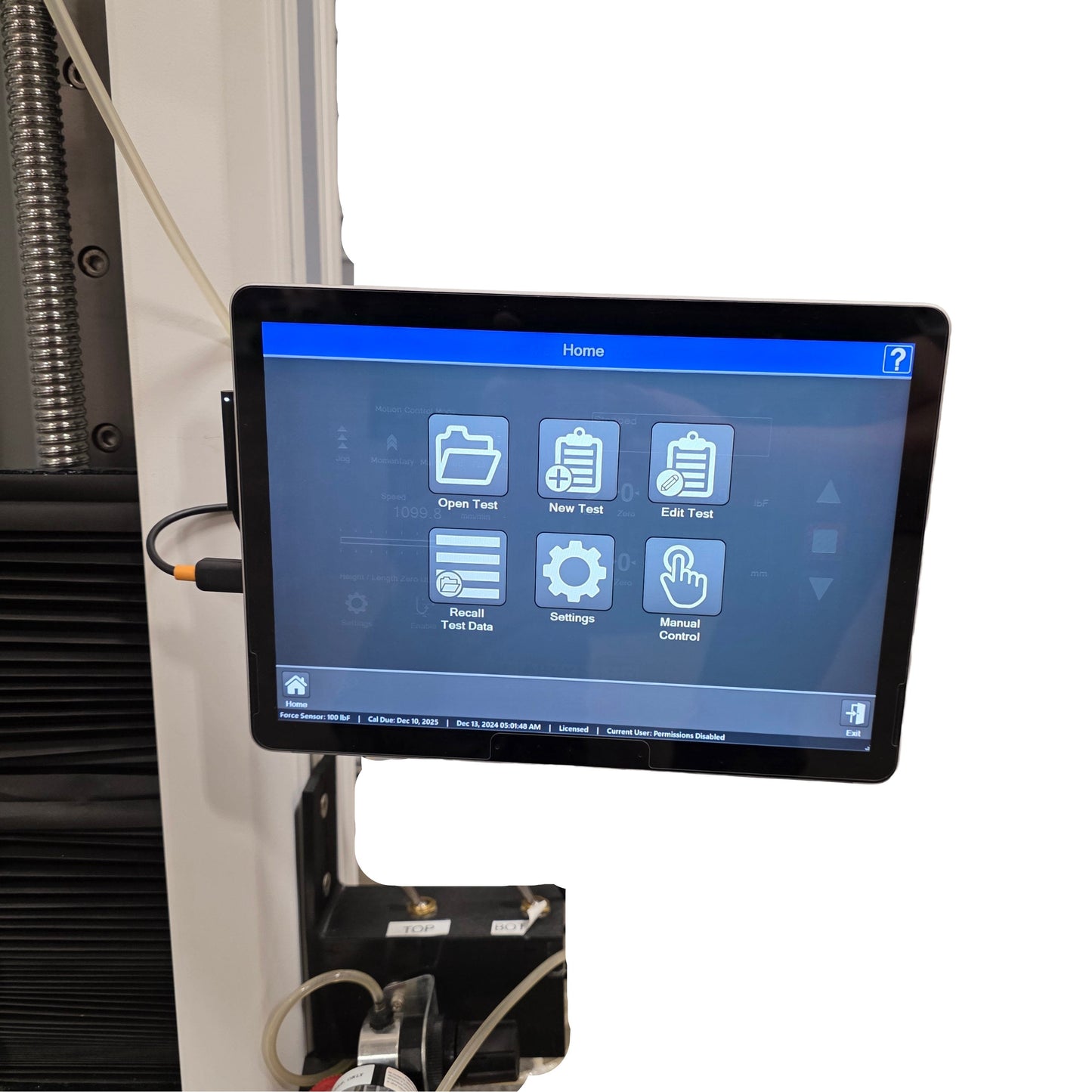 Used MARK-10 F755-IMT Tension Compression Tester With IntelliMESUR Control, 750lbF