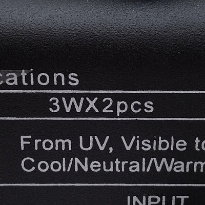 Used AmScope 3WX2pcs Dual-Gooseneck Adjustable Light Source, 6500K White, 100-240VAC