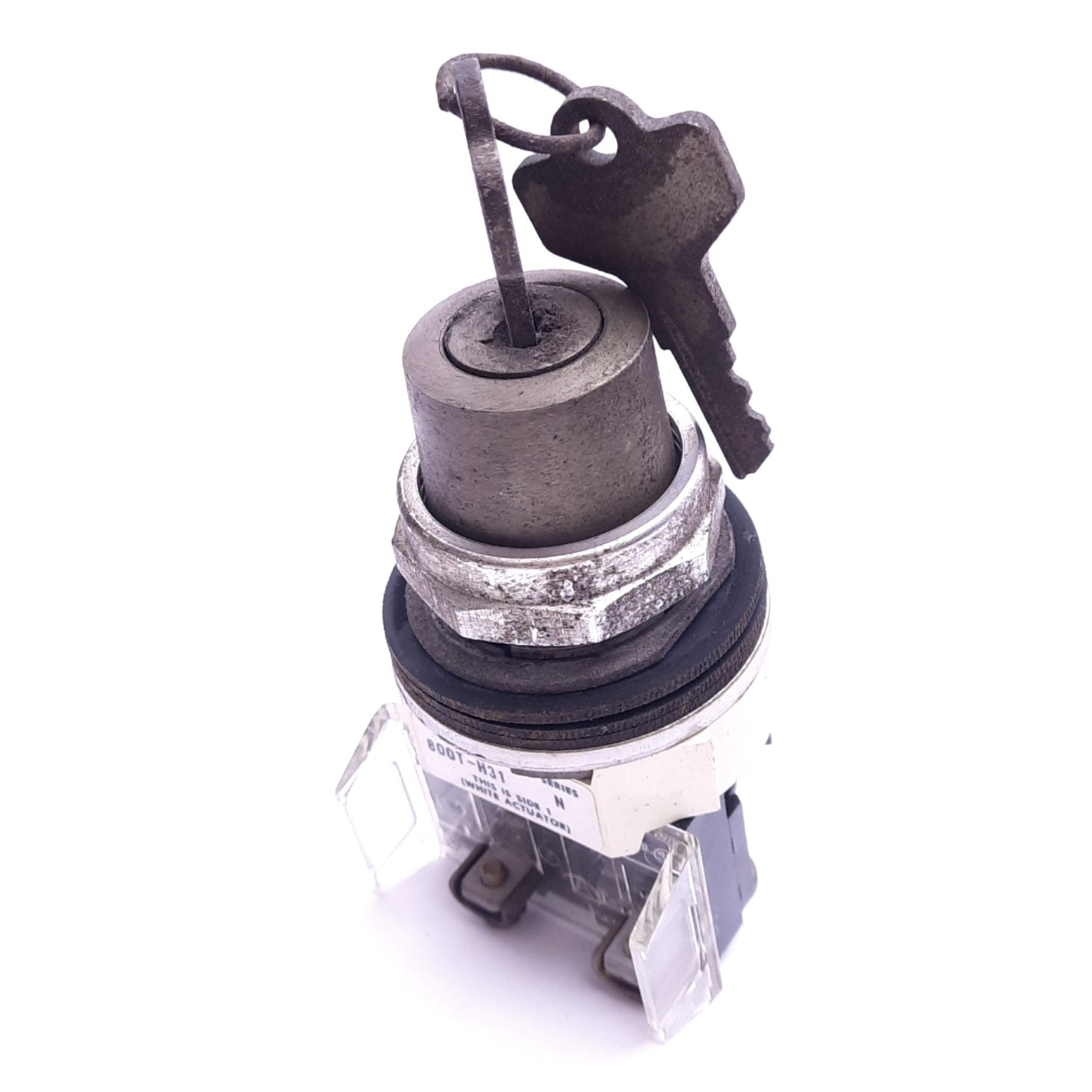 Used Allen Bradley 800T-H31 Key Selector Switch, ø30mm, 1N.O. 600VAC 10A Contact