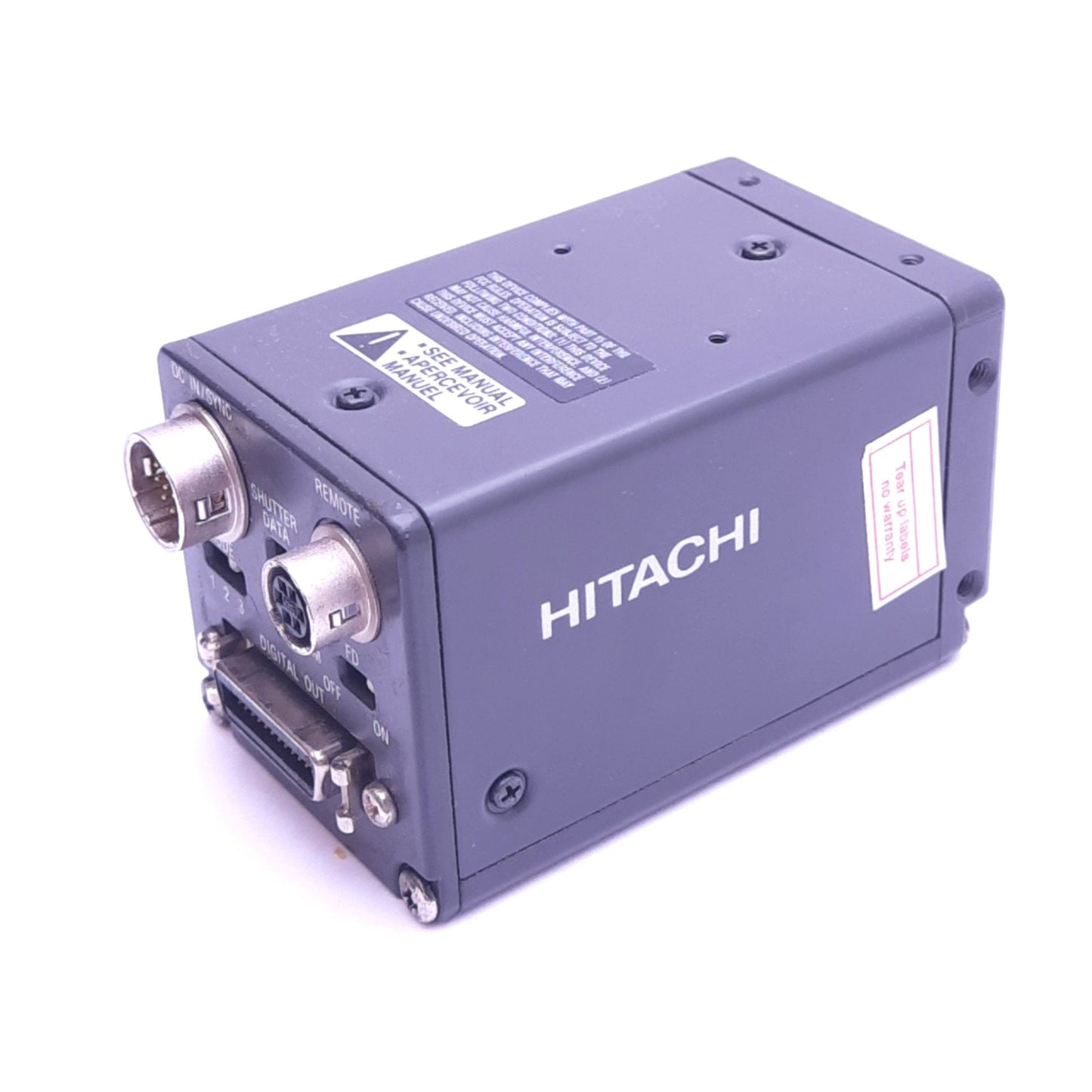 Used Hitachi KP-F100B Digital CCD Camera, 1392x1040, 15/60fps, 12VDC 320mA, RS-232C