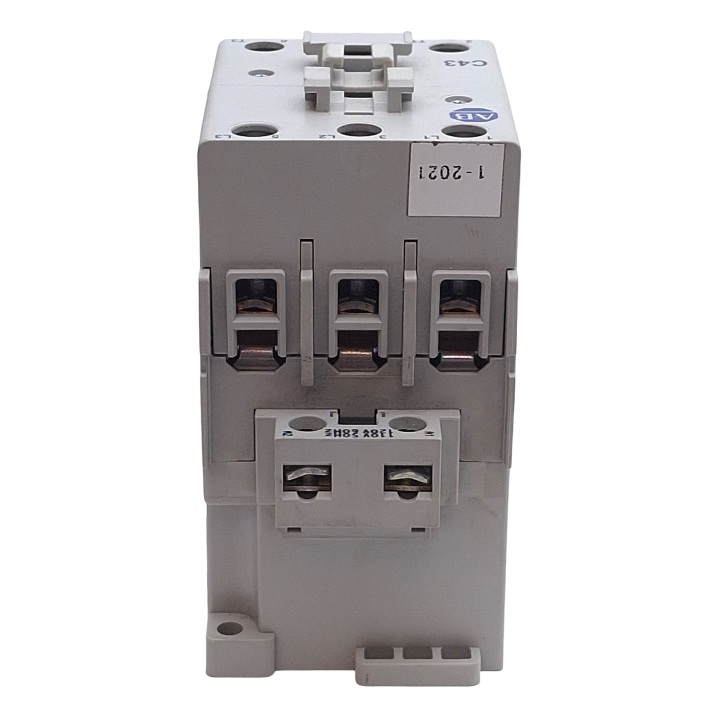 Used Allen Bradley 100-C43D00 IEC Contactor, 3-Pole, 43A, 30kW @ 575VAC, 120VAC Coil