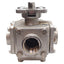Used A-T Controls 33-TX-150 Multi-Port 33 Series Ball Valve, 800psi Max, 1-1/2" NPT