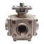 Used A-T Controls 33-TX-150 Multi-Port 33 Series Ball Valve, 800psi Max, 1-1/2" NPT