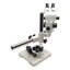 Used AmScope SM-1B Binocular Stereo Microscope w/ Ring Light, 7X-45X, 0.5X Barlow