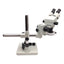 Used AmScope SM-1B Binocular Stereo Microscope w/ Ring Light, 7X-45X, 0.5X Barlow