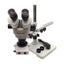 Used AmScope SM-1B Binocular Stereo Microscope w/ Ring Light, 7X-45X, 0.5X Barlow