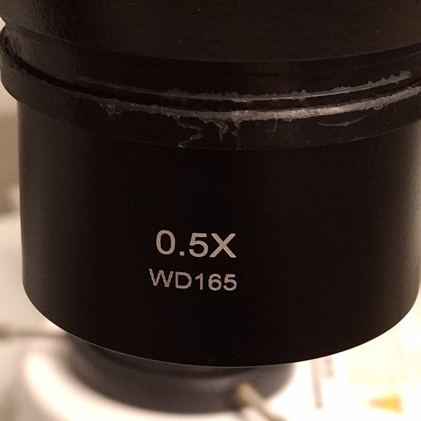 Used AmScope SM-1B Binocular Stereo Microscope w/ Ring Light, 7X-45X, 0.5X Barlow