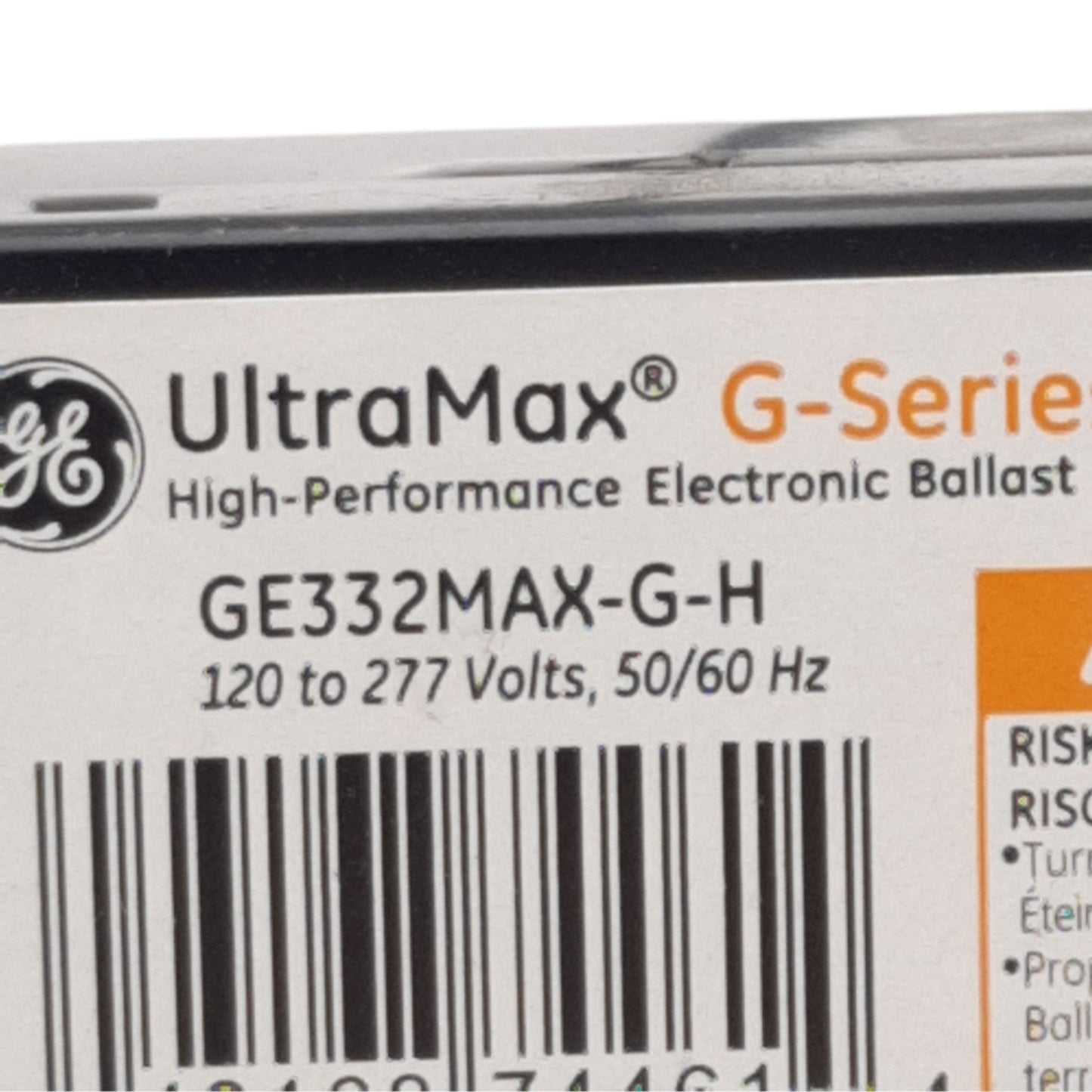 Used General Electric GE332MAX-G-H T8 Electronic Instant Start Ballast, 120-277VAC In