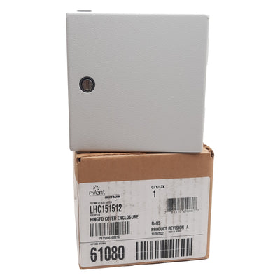 New nVent Hoffman LHC151512 InLine Hinged Enclosure, 150x150x120mm, Bracket Mount
