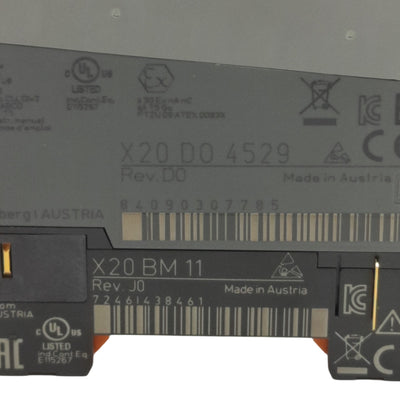 Used B&R X20D04529 Digital Output Module 4-CO, 4A 30VDC / 2A 115VAC Contact Rating