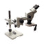 Used AmScope SM-1B Binocular Stereo Microscope w/ Ring Light 7X-45X, 0.5X Barlow