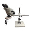 Used AmScope SM-1B Binocular Stereo Microscope w/ Ring Light 7X-45X, 0.5X Barlow
