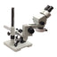 Used AmScope SM-1B Binocular Stereo Microscope w/ Ring Light 7X-45X, WF10X/20 Eyes