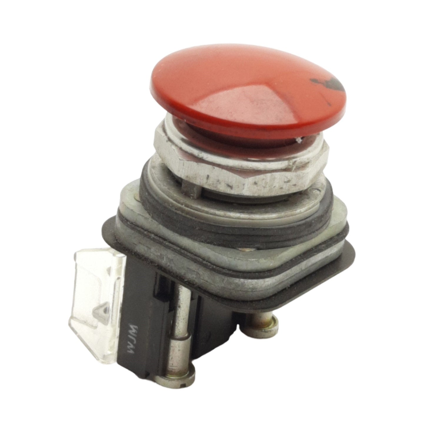 Used Allen Bradley 800T-D Pushbutton Switch, Momentary, 41mm Mushroom, 1NO&1NC, ø30mm