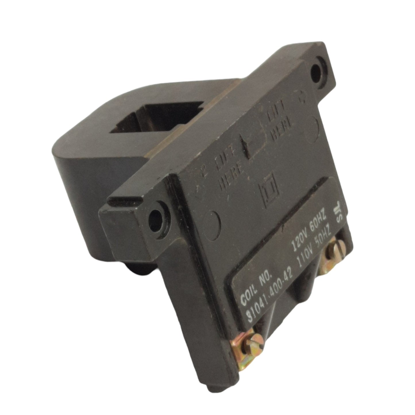 Used Square D 31041-400-42 Replacement Contactor Coil, Size 1 & 0, 110/120VAC Coil