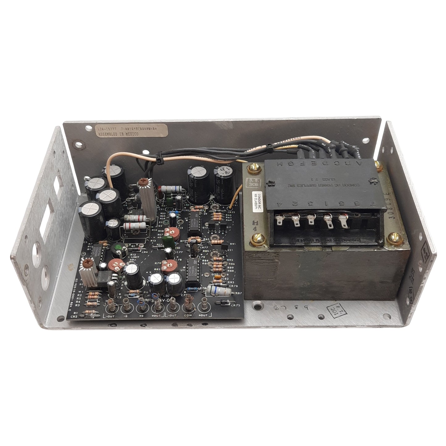 Used Condor HCAA60W-A+ Power Supply, 100-240VAC In, 5VDC, 12-15VDC 1-6A Out