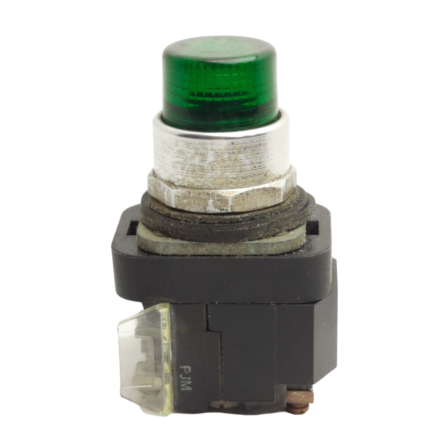 Used Allen Bradley 800T-PTF16 Push/Test Pushbutton, 120VAC Lamp, 1NO/1NC, *No Bulb*