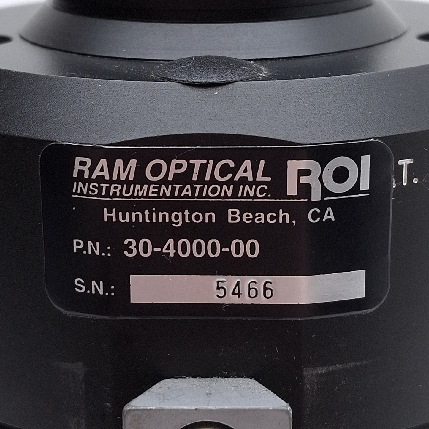 Used RAM Optical Instrumentation 30-4000-00 Optical Video Probe w/ 2.0X Lens