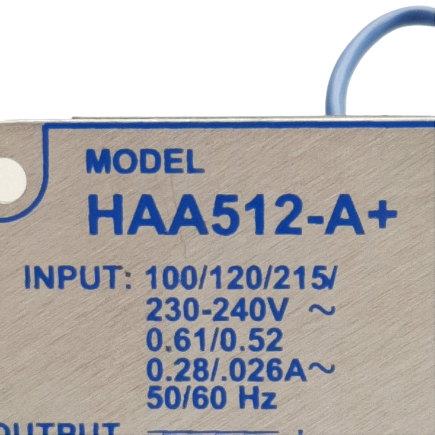 Used Condor HAA512-A+ Power Supply, 100-240VAC In, 5VDC 2A, 9-15VDC 0.5A Out