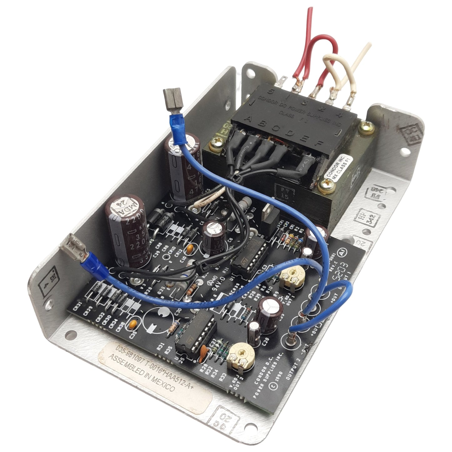 Used Condor HAA512-A+ Power Supply, 100-240VAC In, 5VDC 2A, 9-15VDC 0.5A Out