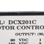 Used Boston Gear DCX201C DC Motor Control, 115/230VAC In, 90-180VDC 12A Out